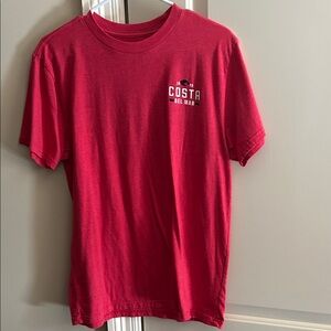 Costa Vibrant Red Graphic Tee
